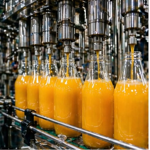 Fresh juice bottling